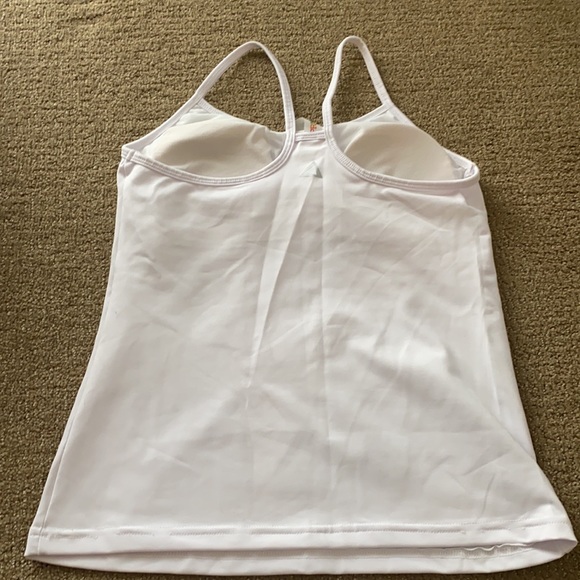 White racer back workout tank - Picture 2 of 2